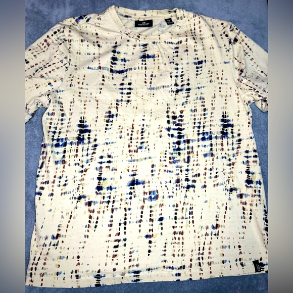 Scotch@Soda Amsterdam Men’s beige shirt with colorful print, Size XL, 100%cotton - Picture 5 of 5